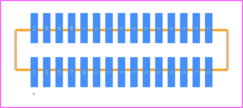 FTMH-115-03-LM-DV-ES - SAMTEC PCB footprint - Other - Other - FTMH-115-YY-XX-DV-ES