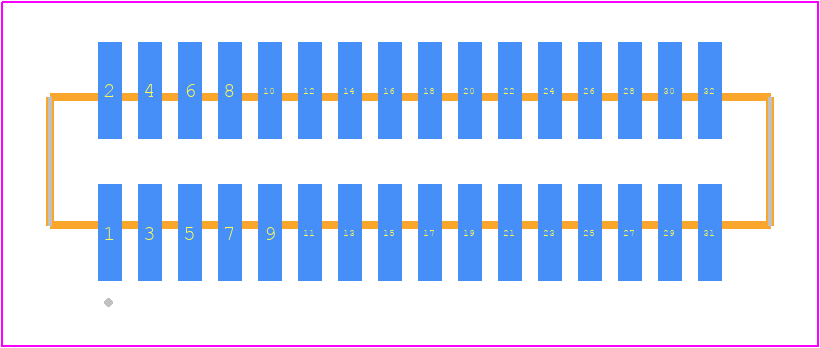 FTMH-116-03-G-DV-ES - SAMTEC PCB footprint - Other - Other - FTMH-116-YY-XX-DV-ES