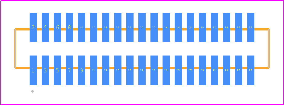 FTMH-119-03-L-DV-ES - SAMTEC PCB footprint - Other - Other - FTMH-119-YY-XX-DV-ES