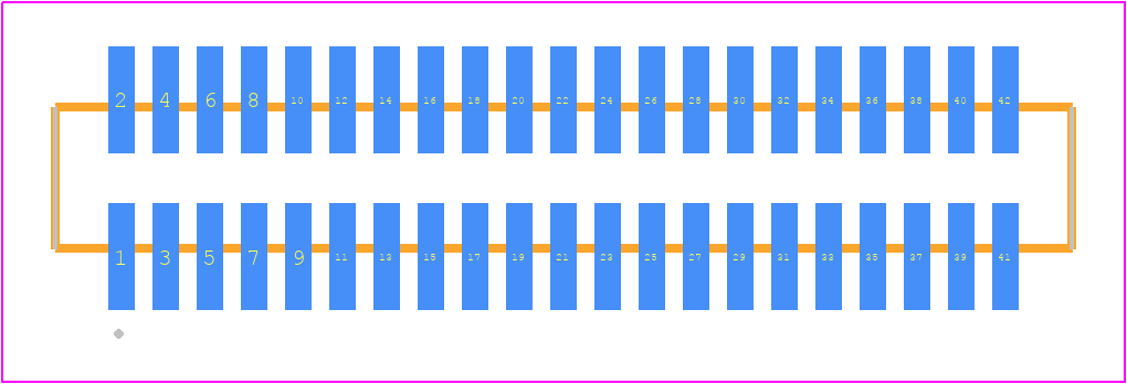 FTMH-121-03-L-DV-ES - SAMTEC PCB footprint - Other - Other - FTMH-121-YY-XX-DV-ES