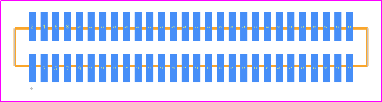 FTMH-128-03-L-DV-ES - SAMTEC PCB footprint - Other - Other - FTMH-128-YY-XX-DV-ES