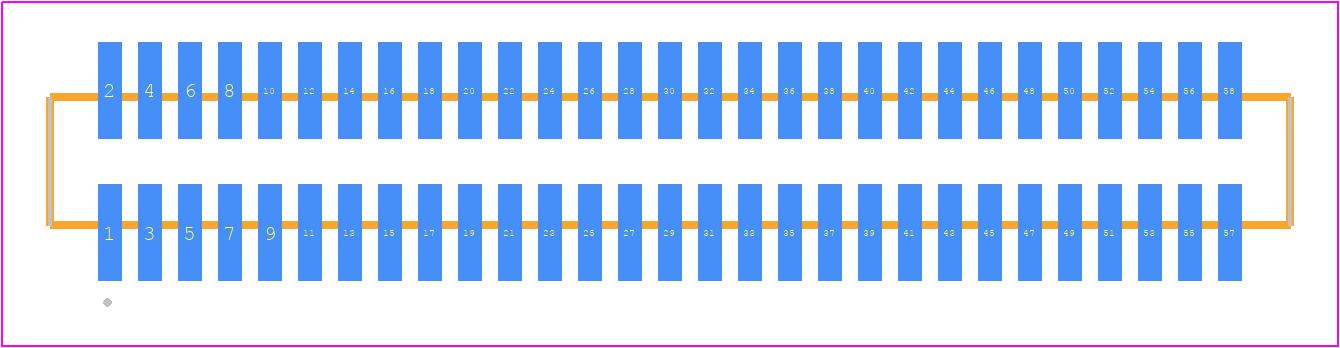 FTMH-129-02-G-DV-ES - SAMTEC PCB footprint - Other - Other - FTMH-129-YY-XX-DV-ES
