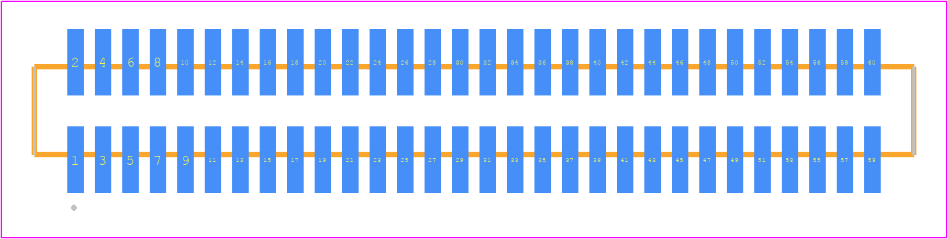 FTMH-130-03-LM-DV-ES - SAMTEC PCB footprint - Other - Other - FTMH-130-YY-XX-DV-ES