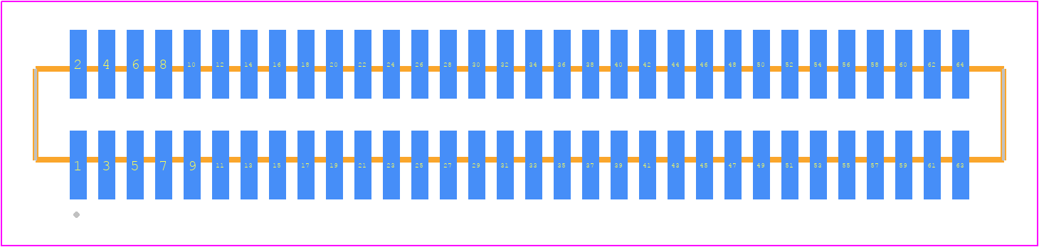 FTMH-132-03-G-DV-ES - SAMTEC PCB footprint - Other - Other - FTMH-132-YY-XX-DV-ES