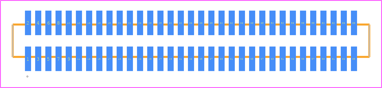 FTMH-133-03-G-DV-ES - SAMTEC PCB footprint - Other - Other - FTMH-133-YY-XX-DV-ES