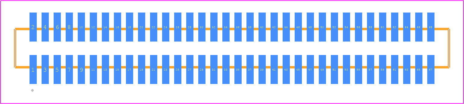 FTMH-134-02-L-DV-ES - SAMTEC PCB footprint - Other - Other - FTMH-134-YY-XX-DV-ES