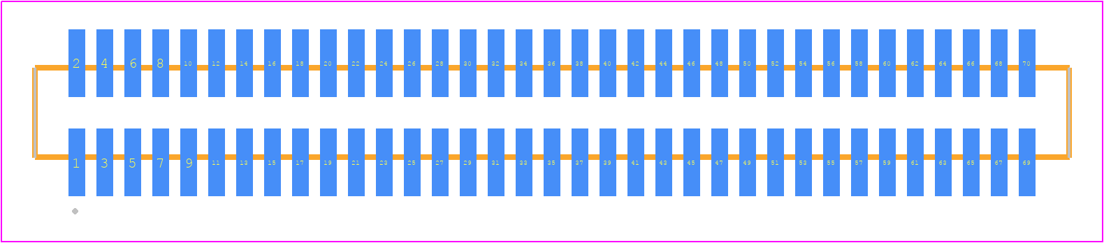 FTMH-135-03-LM-DV-ES - SAMTEC PCB footprint - Other - Other - FTMH-135-YY-XX-DV-ES