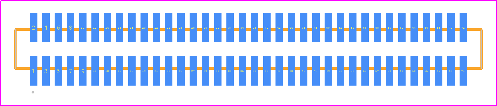 FTMH-136-02-F-DV-ES - SAMTEC PCB footprint - Other - Other - FTMH-136-YY-XX-DV-ES