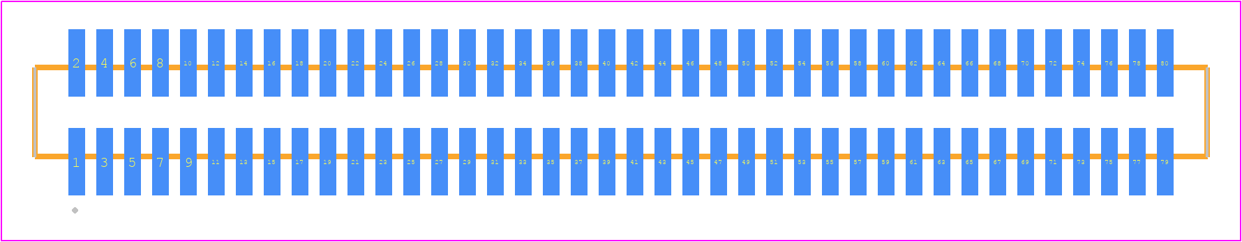 FTMH-140-02-F-DV-ES - SAMTEC PCB footprint - Other - Other - FTMH-140-YY-XX-DV-ES