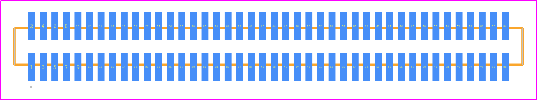 FTMH-142-02-L-DV-ES - SAMTEC PCB footprint - Other - Other - FTMH-142-YY-XX-DV-ES