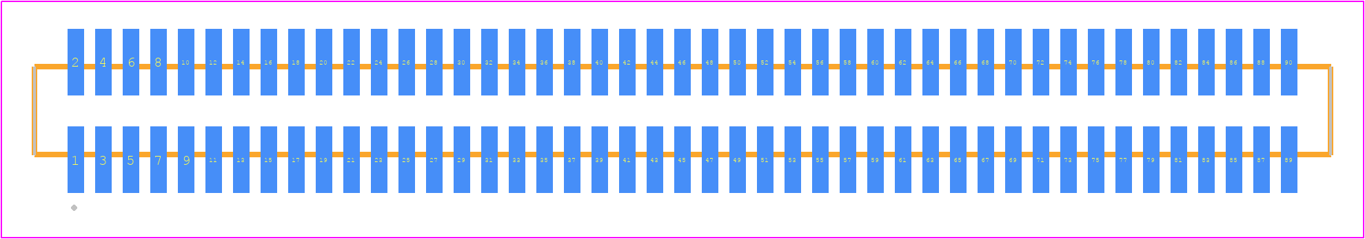 FTMH-145-03-L-DV-ES - SAMTEC PCB footprint - Other - Other - FTMH-145-YY-XX-DV-ES