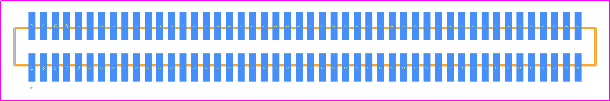 FTMH-148-02-F-DV-ES - SAMTEC PCB footprint - Other - Other - FTMH-148-YY-XX-DV-ES