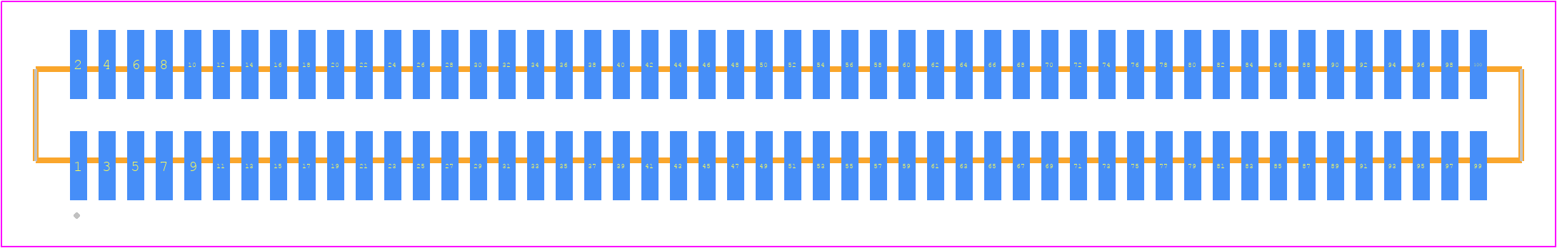 FTMH-150-02-L-DV-ES - SAMTEC PCB footprint - Other - Other - FTMH-150-YY-XX-DV-ES