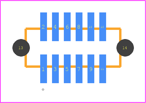 FTMH-106-02-LM-DV-ES-A - SAMTEC PCB footprint - Other - Other - FTMH-106-YY-XX-DV-ES-A