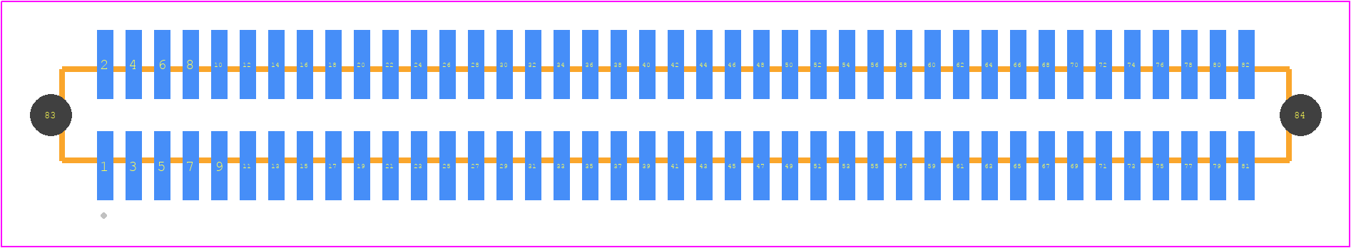 FTMH-141-02-L-DV-ES-A - SAMTEC PCB footprint - Other - Other - FTMH-141-YY-XX-DV-ES-A