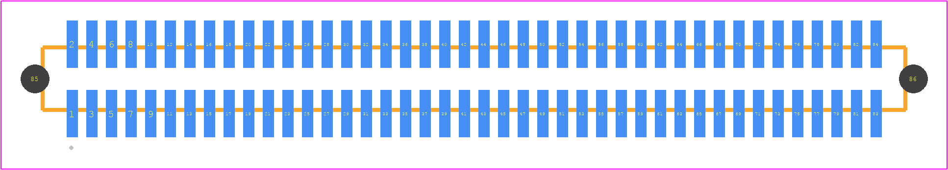 FTMH-142-03-F-DV-ES-A - SAMTEC PCB footprint - Other - Other - FTMH-142-YY-XX-DV-ES-A