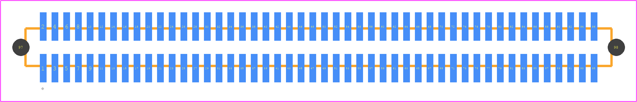 FTMH-148-02-H-DV-ES-A - SAMTEC PCB footprint - Other - Other - FTMH-148-YY-XX-DV-ES-A