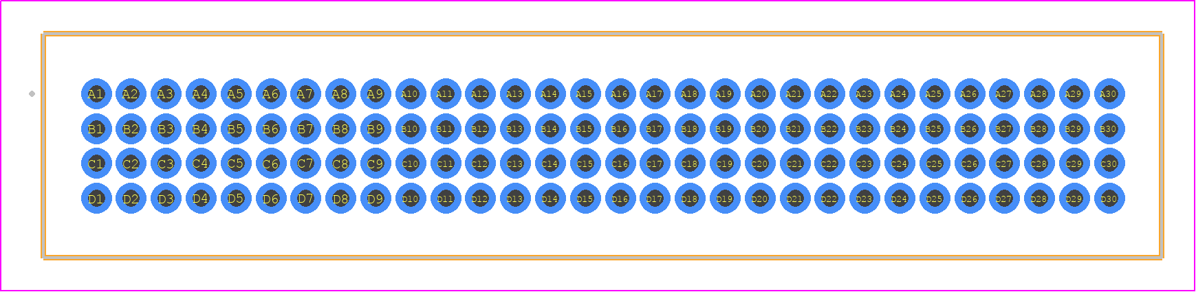 MOLC-130-61-SM-Q - SAMTEC PCB footprint - Other - Other - MOLC-130-YY-XX-Q