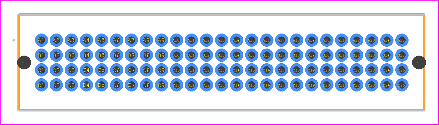 MOLC-125-11-H-Q-LC - SAMTEC PCB footprint - Other - Other - MOLC-125-YY-XX-Q-LC