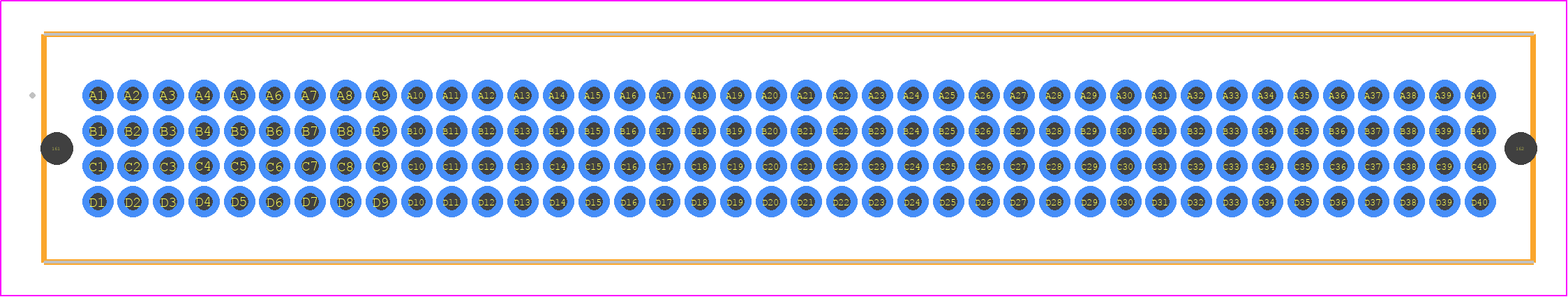 MOLC-140-11-S-Q-LC - SAMTEC PCB footprint - Other - Other - MOLC-140-YY-XX-Q-LC