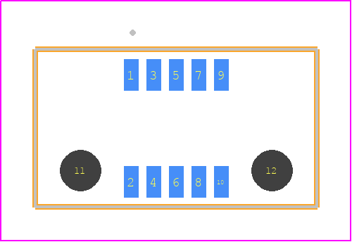 ERM8-005-05.0-TL-DV - SAMTEC PCB footprint - Other - Other - ERM8-005-YYYY-XXX-DV