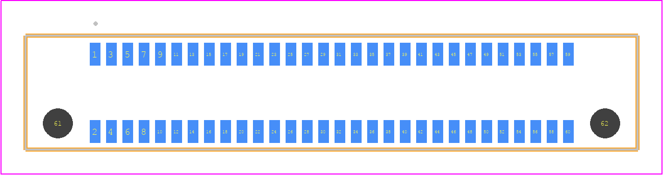 ERM8-030-08.0-S-DV - SAMTEC PCB footprint - Other - Other - ERM8-030-YYYY-XXX-DV