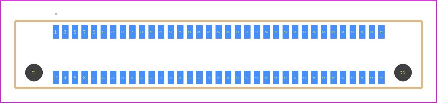 ERM8-035-03.0-L-DV - SAMTEC PCB footprint - Other - Other - ERM8-035-YYYY-XXX-DV
