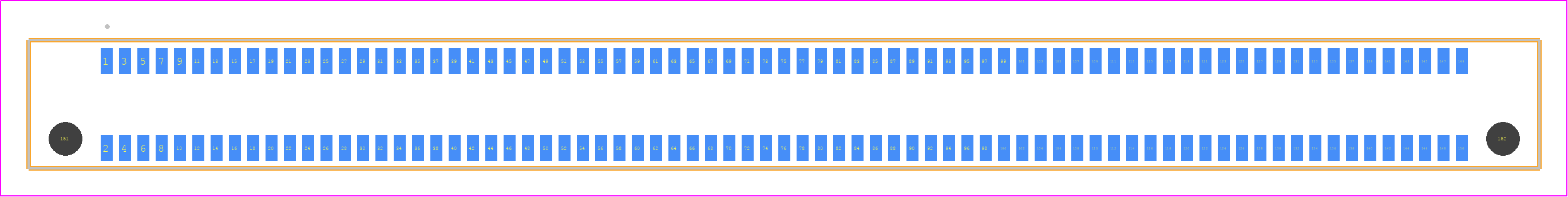ERM8-075-08.0-TL-DV - SAMTEC PCB footprint - Other - Other - ERM8-075-YYYY-XXX-DV