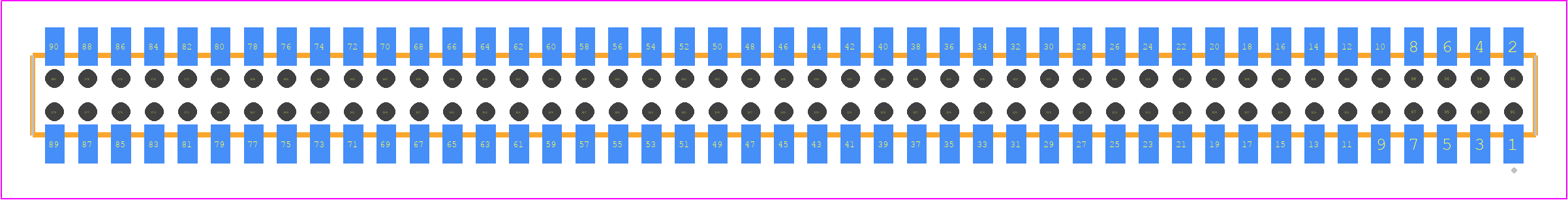 CLP-145-02-LM-D-BE - SAMTEC PCB footprint - Other - Other - CLP-145-02-XXX-D-BE