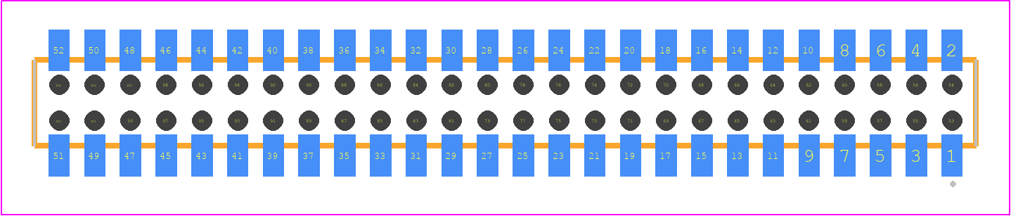 CLP-126-02-L-D-BE-P-TR - SAMTEC PCB footprint - Other - Other - CLP-126-02-XXX-D-BE-P-TR