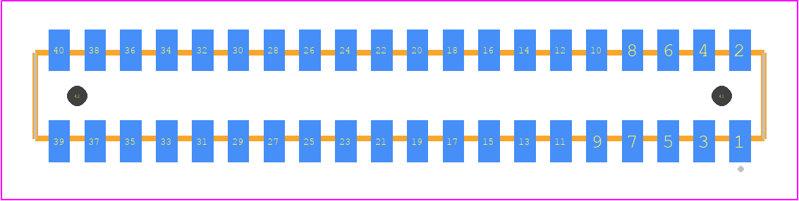 CLP-120-02-LTL-D-A - SAMTEC PCB footprint - Other - Other - CLP-120-02-XXX-D-A