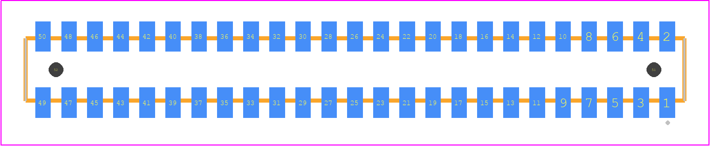 CLP-125-02-S-D-A - SAMTEC PCB footprint - Other - Other - CLP-125-02-XXX-D-A