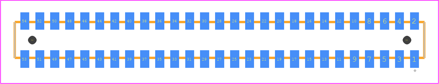 CLP-127-02-F-D-A - SAMTEC PCB footprint - Other - Other - CLP-127-02-XXX-D-A