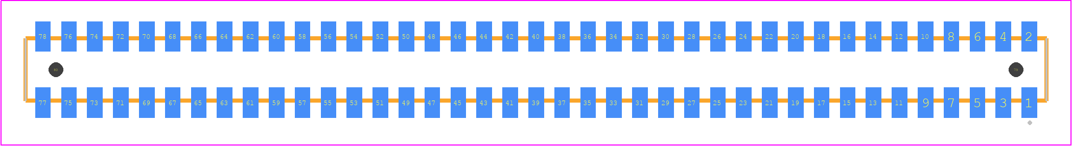 CLP-139-02-H-D-A - SAMTEC PCB footprint - Other - Other - CLP-139-02-XXX-D-A