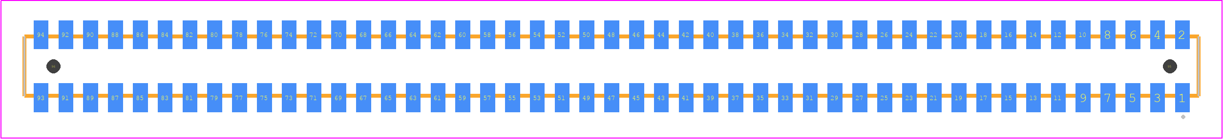 CLP-147-02-S-D-A - SAMTEC PCB footprint - Other - Other - CLP-147-02-XXX-D-A