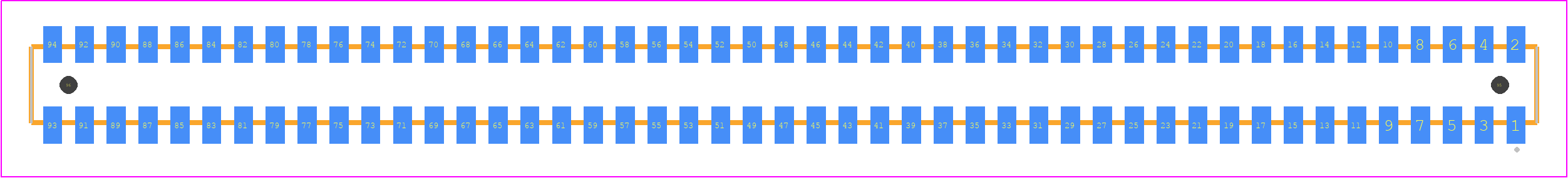 CLP-147-02-H-D-A - SAMTEC PCB footprint - Other - Other - CLP-147-02-XXX-D-A