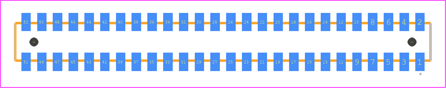 CLP-126-02-SM-D-A-TR - SAMTEC PCB footprint - Other - Other - CLP-126-02-XXX-D-A-TR