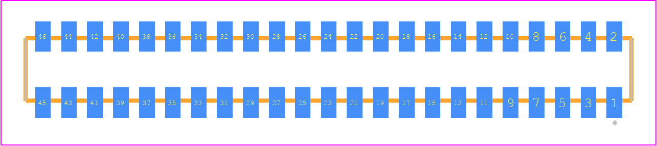 CLP-123-02-G-D-K - SAMTEC PCB footprint - Other - Other - CLP-123-02-XXX-D-K
