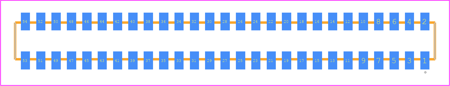 CLP-127-02-G-D-K - SAMTEC PCB footprint - Other - Other - CLP-127-02-XXX-D-K