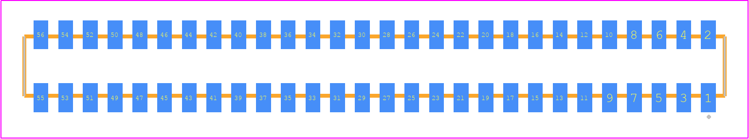 CLP-128-02-G-D-K - SAMTEC PCB footprint - Other - Other - CLP-128-02-XXX-D-K