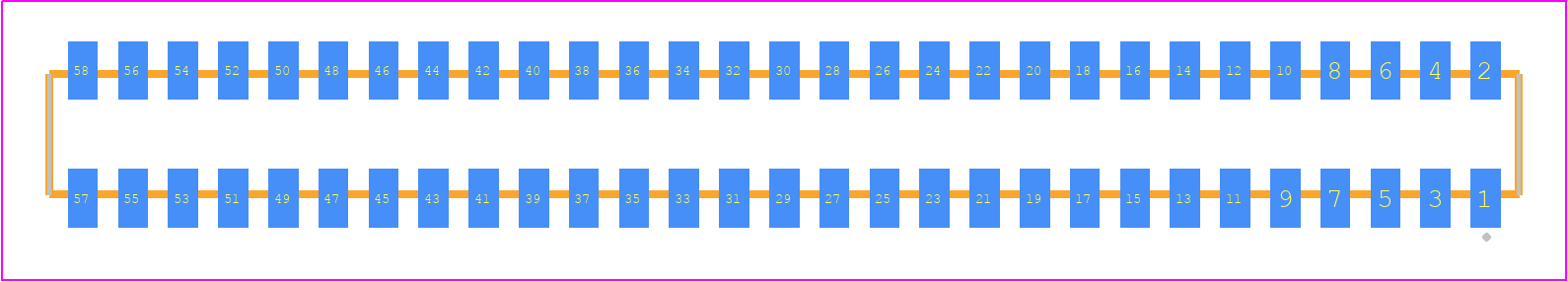 CLP-129-02-S-D-K - SAMTEC PCB footprint - Other - Other - CLP-129-02-XXX-D-K