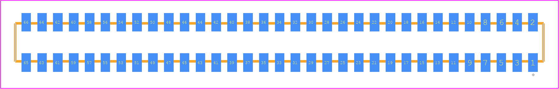 CLP-133-02-STL-D-K - SAMTEC PCB footprint - Other - Other - CLP-133-02-XXX-D-K