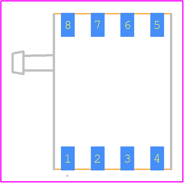 HSCMRNN1.6BASA3 - Honeywell PCB footprint - Other - Other - HSCMRNN1.6BASA3-1