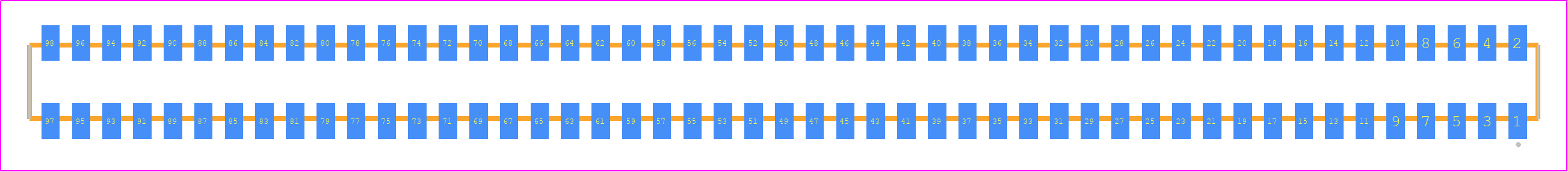 CLP-149-02-G-D-K - SAMTEC PCB footprint - Other - Other - CLP-149-02-XXX-D-K