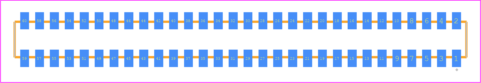 CLP-130-02-S-D-K-TR - SAMTEC PCB footprint - Other - Other - CLP-130-02-XXX-D-K-TR