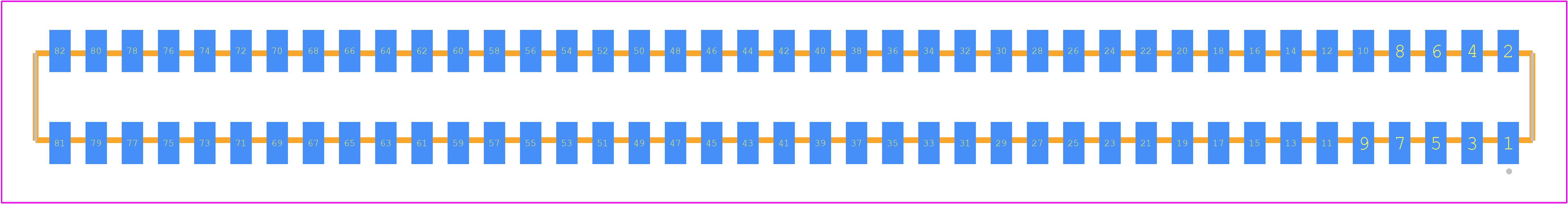 PCB Footprint - SAMTEC - CLP-141-02-FM-D-K-TR