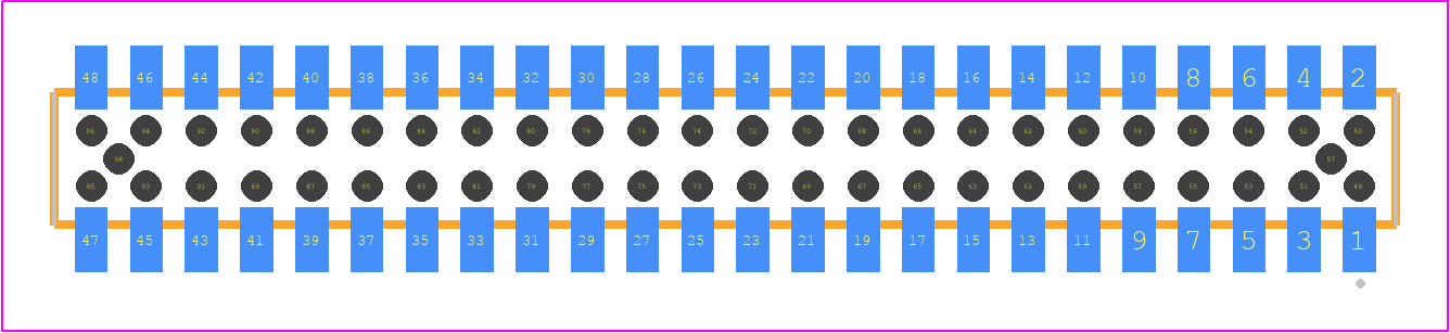 CLP-124-02-S-D-BE-A-K - SAMTEC PCB footprint - Other - Other - CLP-124-02-XXX-D-BE-A-K