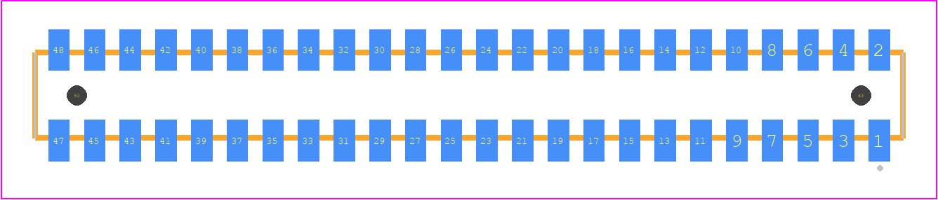 CLP-124-02-F-D-A-K - SAMTEC PCB footprint - Other - Other - CLP-124-02-XXX-D-A-K