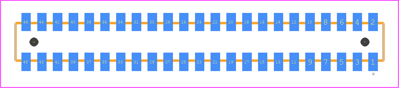 CLP-123-02-L-D-A-K-TR - SAMTEC PCB footprint - Other - Other - CLP-123-02-XXX-D-A-K-TR