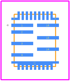 MP86945-AGVT-Z - Monolithic Power Systems (MPS) PCB footprint - Other - Other - TQFN-25 (4mmx5mm)